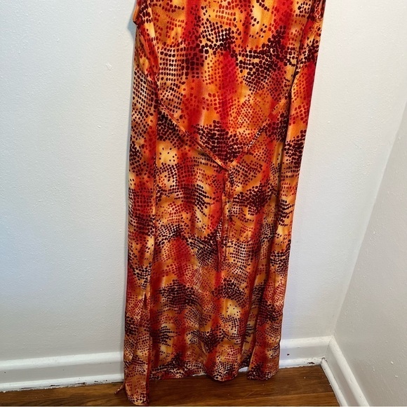 Mlle Gabrielle Sleeveless Maxi Dress Orange - Picture 11 of 11